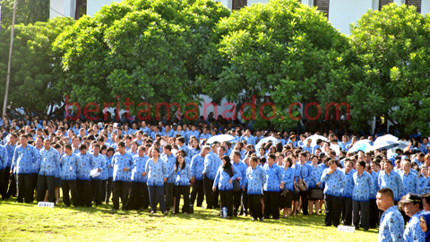 Apel perdana Pemkot Bitun (foto beritamanado)