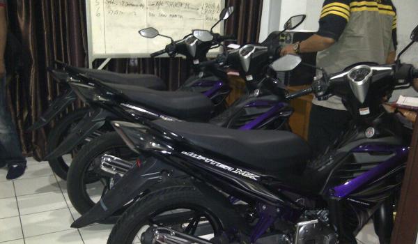 Kendaraan dinas 12 sepeda motor Yamaha Jupiter MX baru