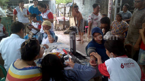 Posko Kesehatan TIDAR Sulut (foto beritamanado)