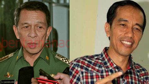 Sarundajang dan Jokowi (foto beritamanado)