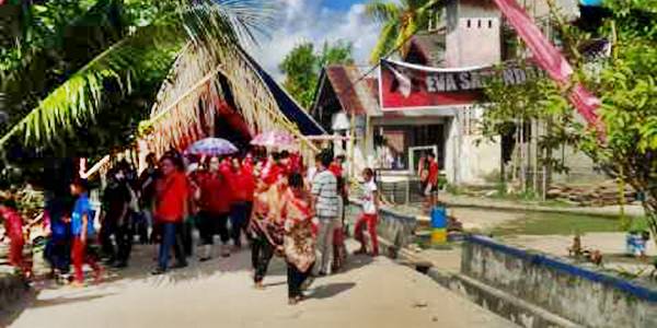 Eva Sarundajang saat berada di Gangga