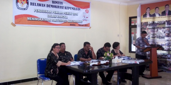 Pelaksanaan Bimtek Kepada RDK Oleh KPU Mitra 