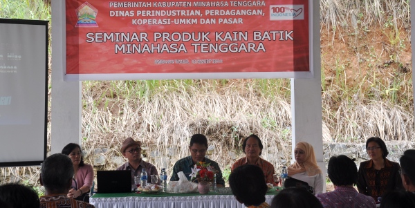 Seminar Produk Kain Batik Minahasa Tenggara