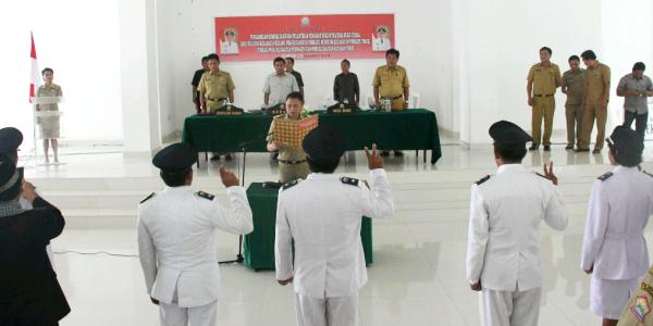 WABUB MENGAMBIL SUMPAH JANJI MELANTIK PJS HUKUM TUA