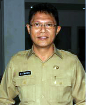 Sekretaris Daerah Ir B.A Tinungki M.Eng 
