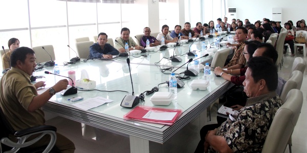 Pertemuan Bupati James Sumendap Dengan Ketua BPMJ GMIM Se-Minahasa Tenggara