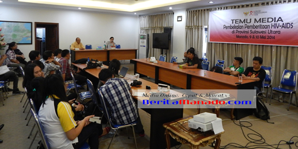 Workshop Media Mengenai HIV-AIDS bersama KPA Sulut