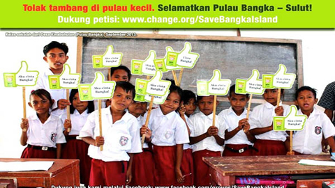 Save Pulau Bangka Minut (foto ist)