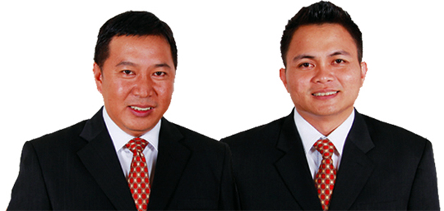 Bupati James Sumendap SH dan Wakil Bupati Ronald Kandoli 