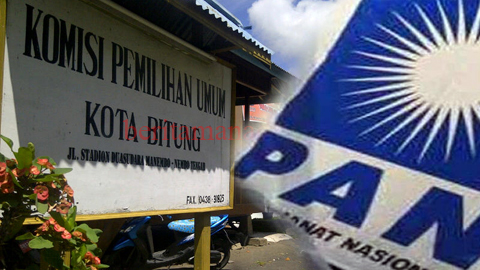 Dokumen Pemilu PAN Kota Bitung diduga bermasalah (foto beritamanado)
