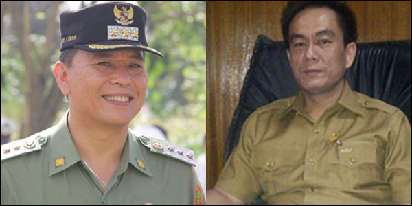Walikota Tomohon Jimmy Eman SE Ak dan Ketua DPRD Andy Sengkey SE.