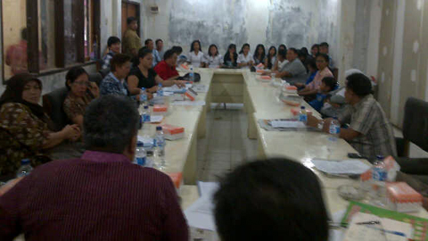Hearing DPRD Kota Manado terkait SMK Parna Raya (foto beritamanado)