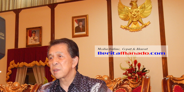 Gubernur Sulut S H Sarundajang.