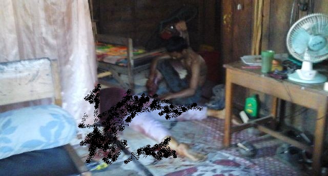 Pembunuhan. Suami bunuh istrinya di Desa Kawangkoan Kecamatan Kalawat Minahasa Utara
