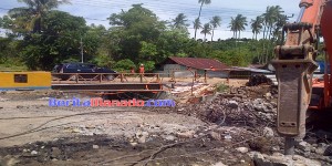 Perbaikan Jembatan Worotican Desa Kapitu