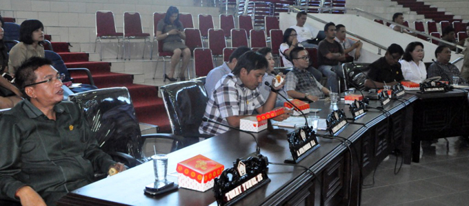 Rapat pembentukan fraksi DPRD Kota Bitung (foto ist) 