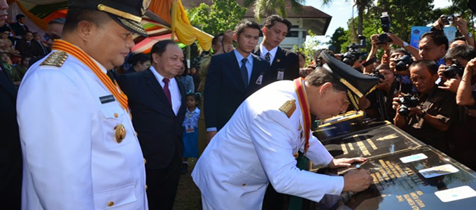 Gubernur Sulut Resmikan gedung Graha Gubernuran Mayjen TNI HV Worang dan sejumlah proyek pembangunan di Sulut