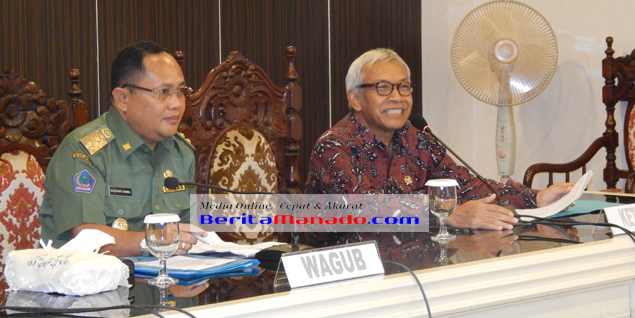 Wakil Gubernur Sulut Dr Djouhari Kansil bersama Ketua Tim Komisi X DPR