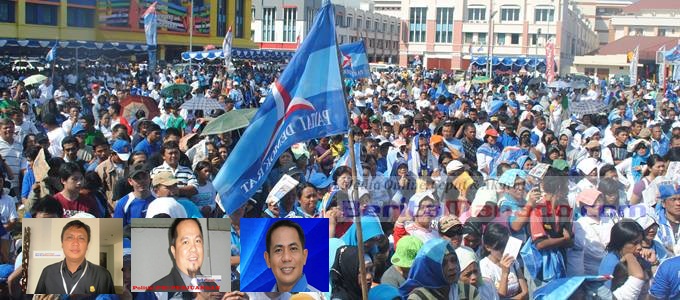 Kampanye Partai Demokrat (insert: Apriano Ade Saerang, Richard Sualang, Boby Daud)