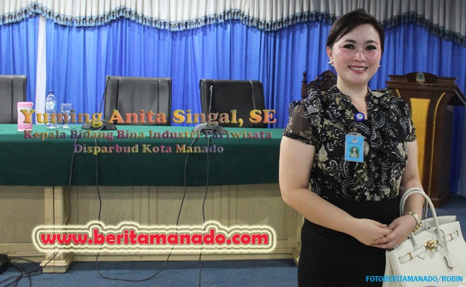 Kabid Bina Industri Pariwisata Disparbud Manado Yuming Anita Singal
