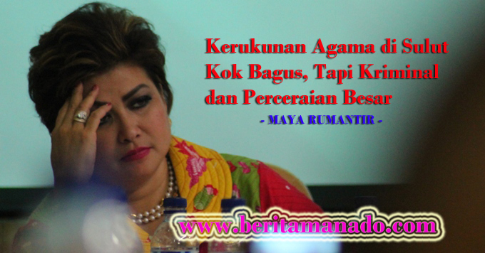Maya Rumantir Anggota DPD RI Sulut