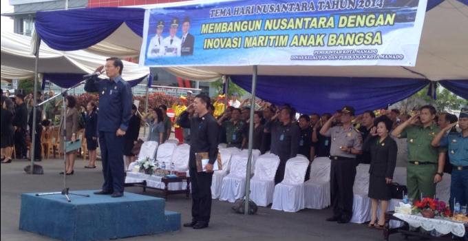 Wali Kota Vicky Lumentut Hari Nusantara 2014 1