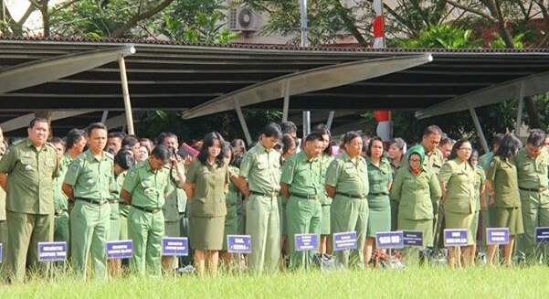 PNS di jajaran Pemkab Minut. (foto: fine/BMC)