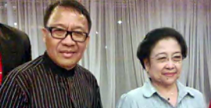 Lucky Rumopa bersama Megawati Soekarno Putri