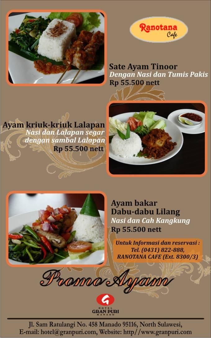 Promo Ayam Ranonata Cafe