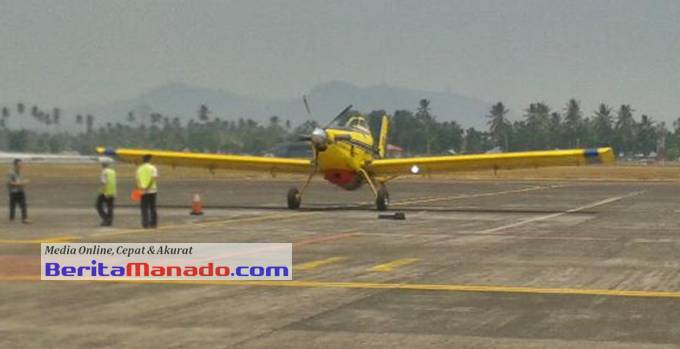 Pesawat Bom Air Tiba di Manado