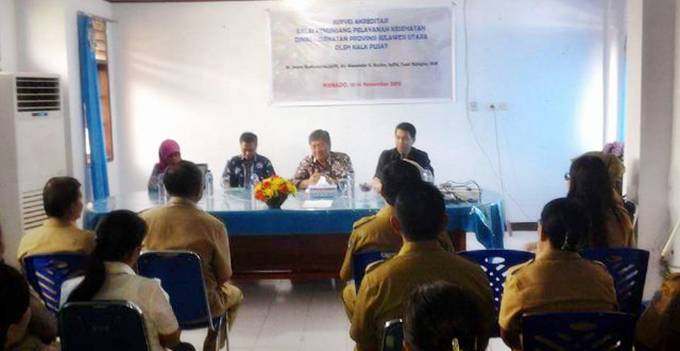 Tim survey yang diketuai oleh dr Imam Budiwiyono SpPK sejak kemarin mulai melaksanakan pemeriksaan di BPPK Sulut