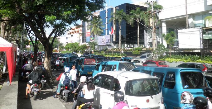 Manado menjadi salah-satu kota paling macet di Indonesia