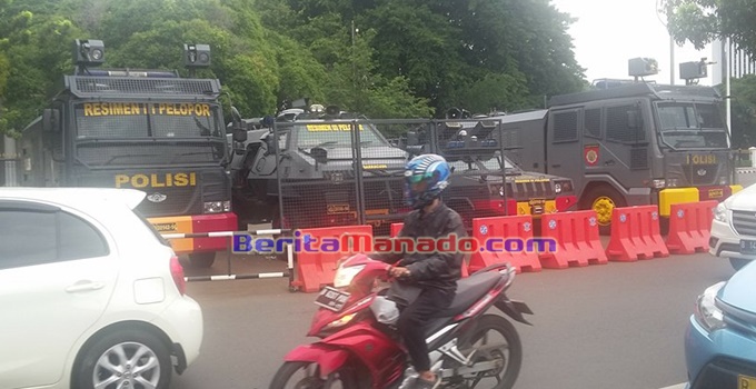 Pengamanan di Kompleks Istana Merdeka Jakarta