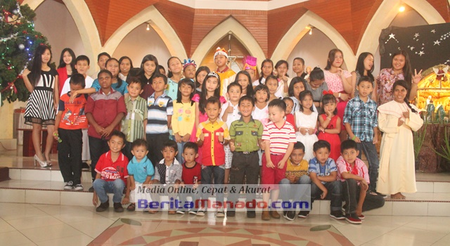 Anak-anak dan Remaja Paroki St. Petrus Langowan