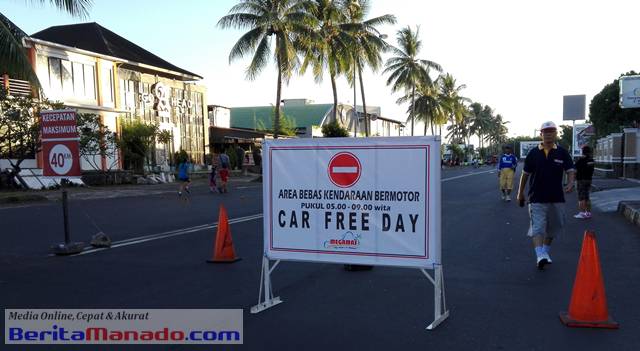 Area Bebas Kendaraan Bermotor, Car Free Day di Mega Mas