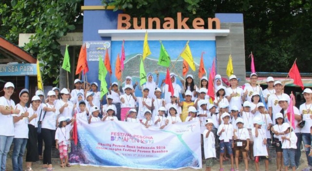 Charity Pesona Anak Indonesia 2016 di Bunaken