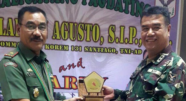 BrigJen TNI Sulaiman Agusto dan MGen Rafael Valencia