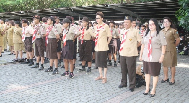 Kontingen Jambore Nasional asal Kabupaten Minut.