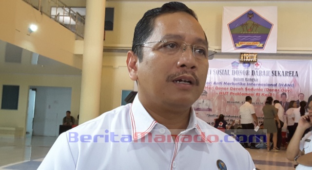Kepala BNN Sulut Kombespol Drs Sumirat Dwiyanto MSi.