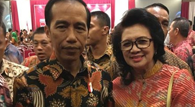 Ivonne Andries dan Presiden RI Joko Widodo