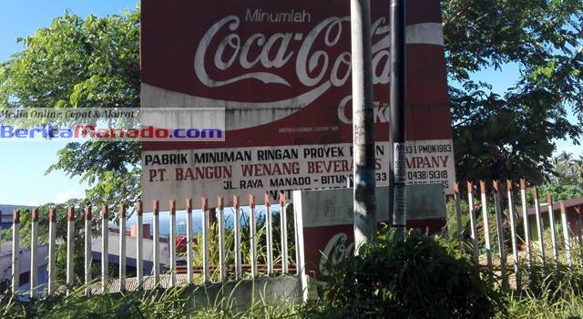 Pabrik Coca Cola PT Bangun Wenang Beverages Company dii Jalan Raya Manado - Bitung