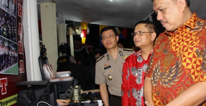 Kapolda Sulut bersama Gubernur