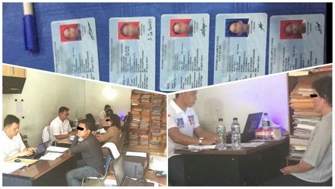 Proses pemeriksaan yang dilakukan tim Polda terkait WNA Filipina berKTP Kota Bitung