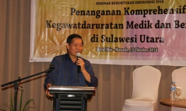 Walikota Manado, Vikcy Lumentut saat sambutan.(Foto:humas/steven)