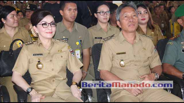 Bupati Minsel Christiany Eugenia Paruntu, SE dan Wabup Franky Donny Wongkar, SH