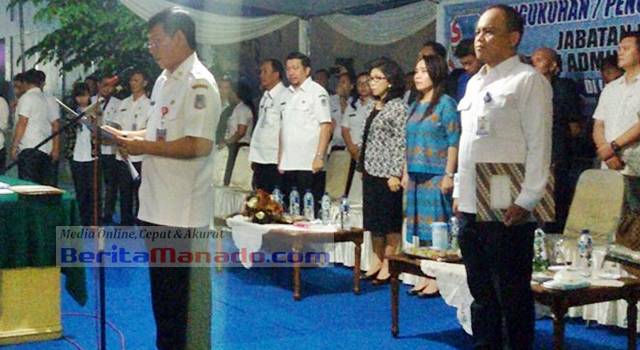Vicky Lumentut, Walikota Manado saat pelantikan