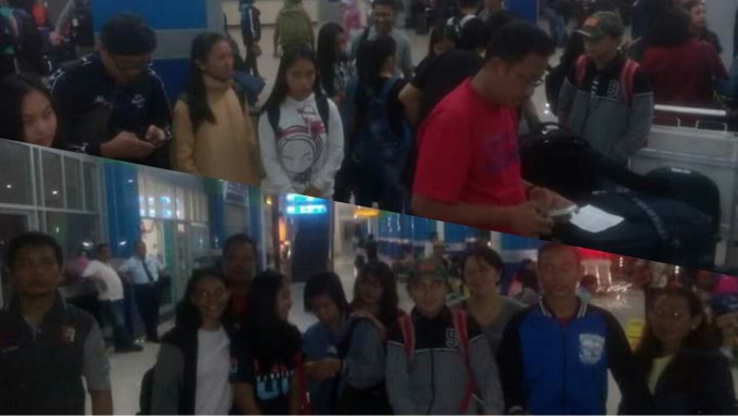 Tim RSC saat berada di Bandara Sam Ratulangi menuju Bali