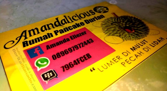 Nomor kontak pancake durian Amandalicious