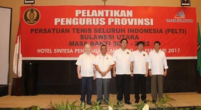 Pelantikan pengurus PELTI Sulawesi Utara