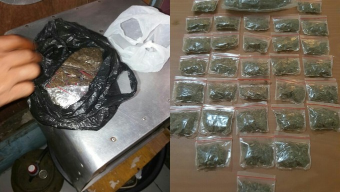 Puluhan paket ganja siap edar yang diamankan Satuan Narkoba Polres Bitung